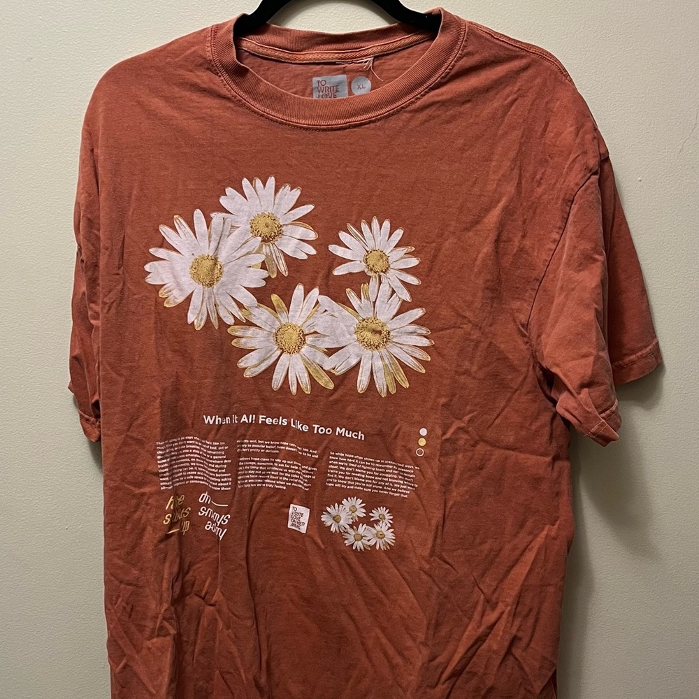 Women's Short Sleeve Graphic Tee - Rust